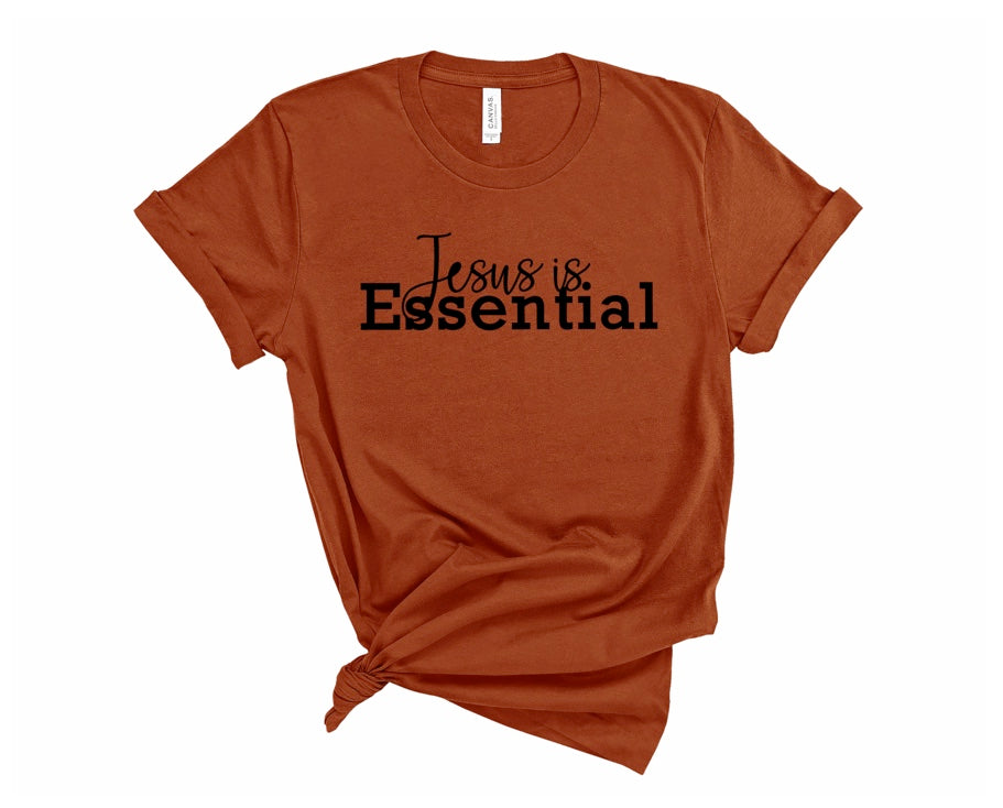 Jesus is Essential short sleeve T-shirt