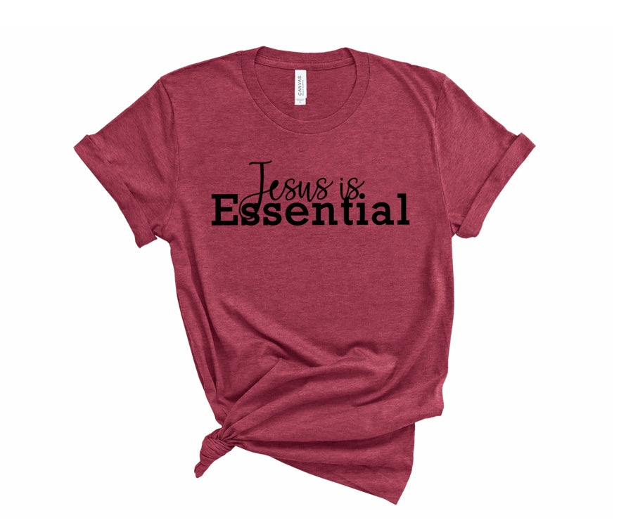 Jesus is Essential short sleeve T-shirt