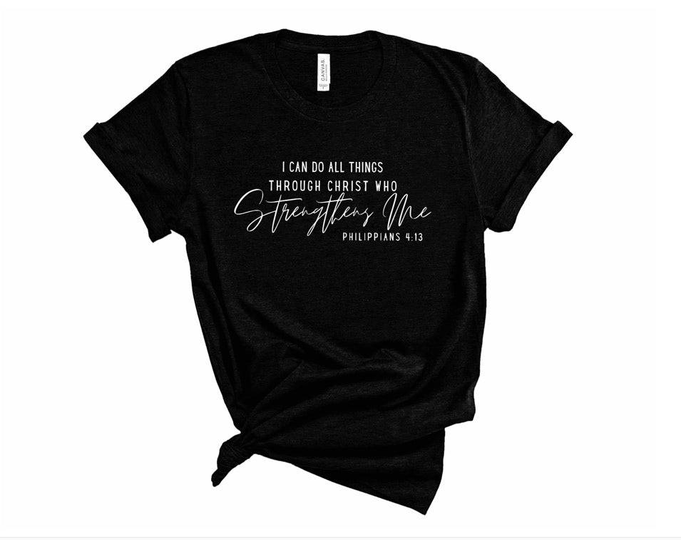 I Can Do All Things  Short Sleeve T-Shirt