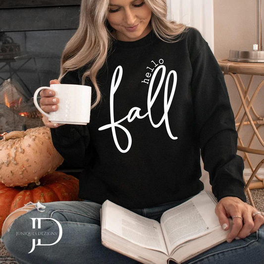 Hello Fall Crew Neck Sweatshirt