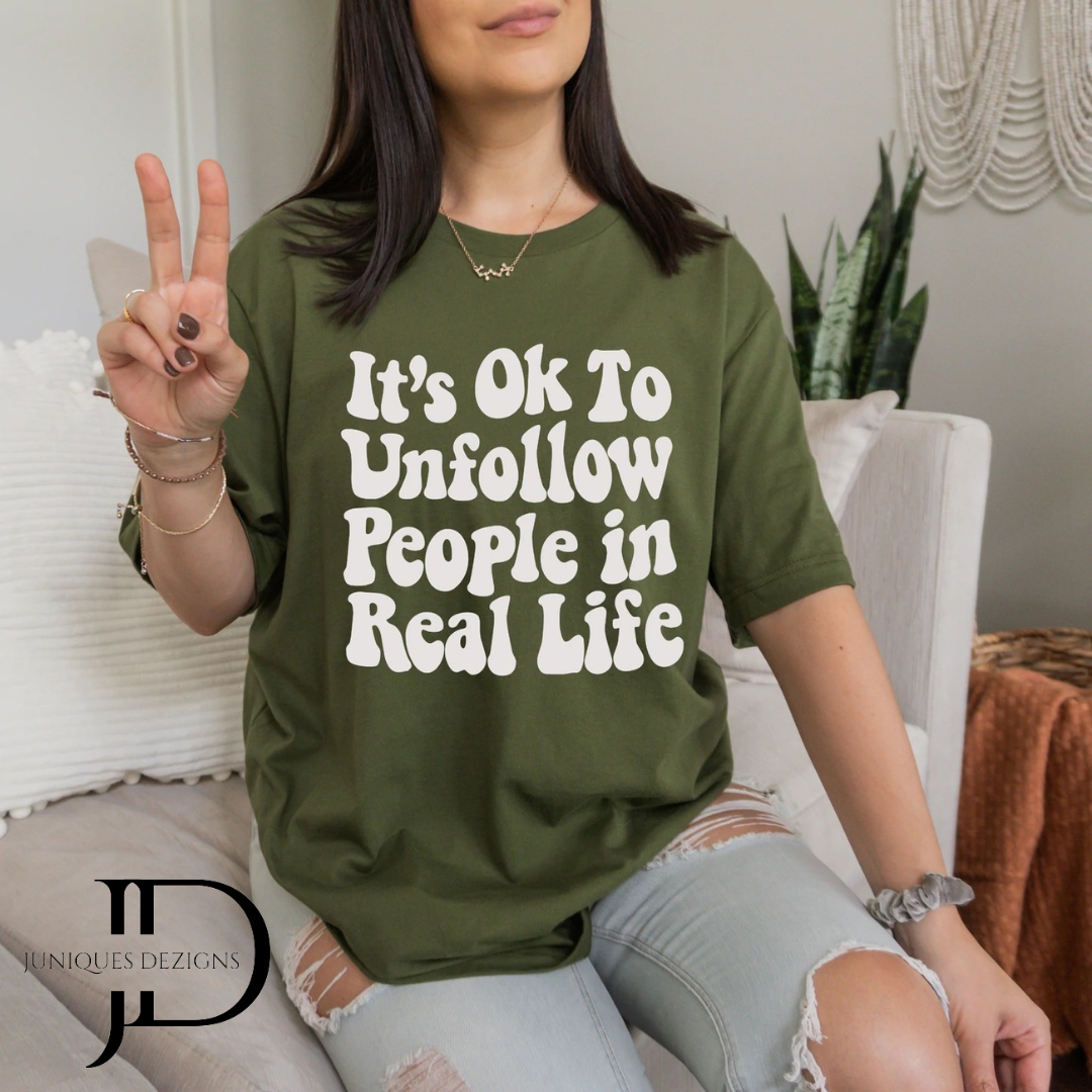 Unfollow People T-Shirt