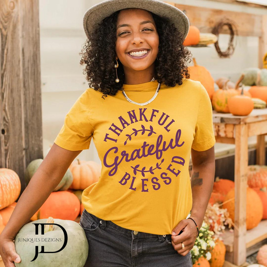 Thankful, Grateful, Blessed T-Shirt