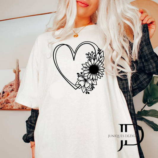 Sunflower Heart T-Shirt