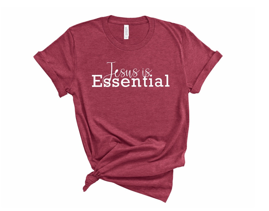 Jesus is Essential short sleeve T-shirt