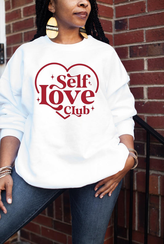 Self Love Club Crew Neck Sweatshirt