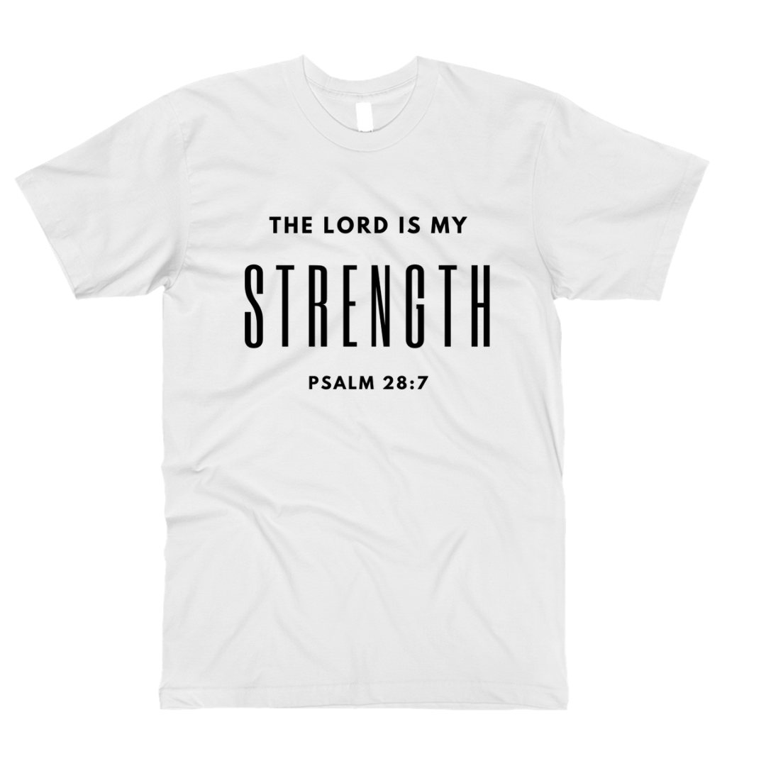 The Lord is my Strength Men's Short Sleeve T-Shirt