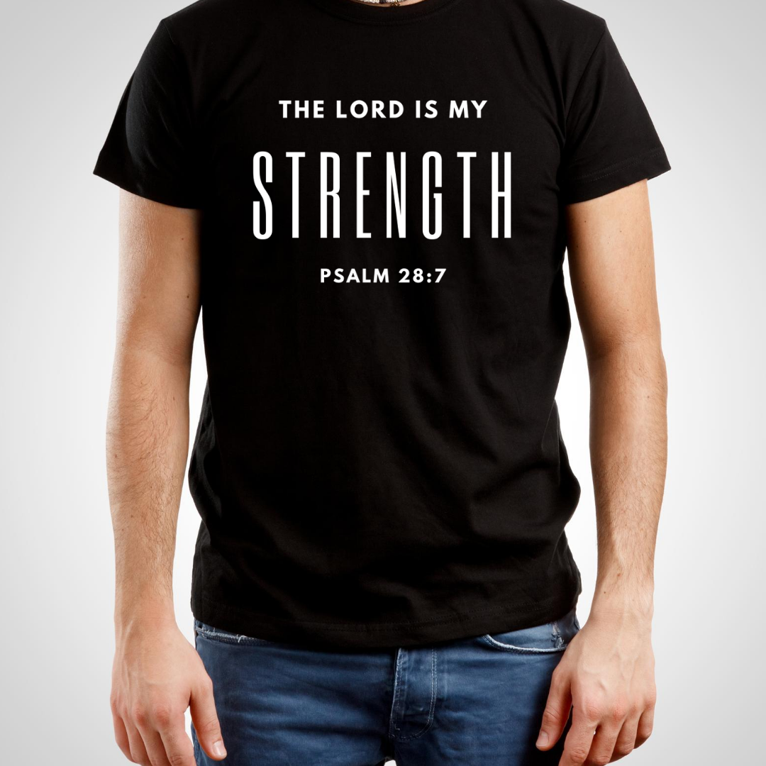 The Lord is my Strength Men's Short Sleeve T-Shirt