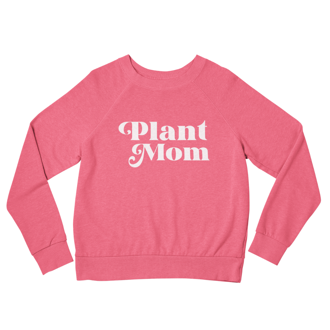 Plant Mom Crew Neck Sweatshirt